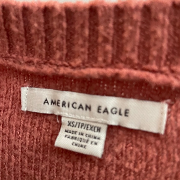 Extra Small Pink American Eagle Button Up Cardigan - Picture 2 of 3